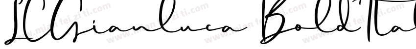 LCGianluca BoldItalic字体转换